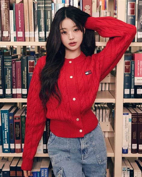ilkpop newjeans|IVE's Wonyoung selected as new model for 'Tommy Jeans' in Korea.